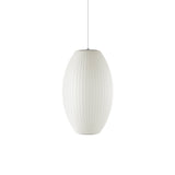 Modern Bubble Mulberry Silk Pendant Light Geometric Mid Century Minimalist Hanging Lamp for Living Room