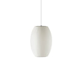 Modern Bubble Mulberry Silk Pendant Light Geometric Mid Century Minimalist Hanging Lamp for Living Room