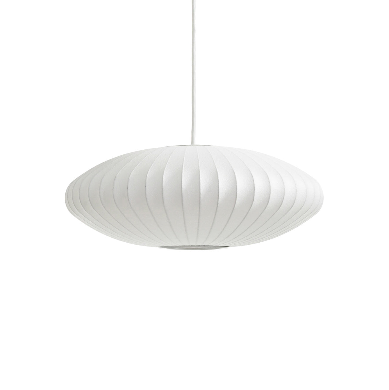 Modern Bubble Mulberry Silk Pendant Light Geometric Mid Century Minimalist Hanging Lamp for Living Room