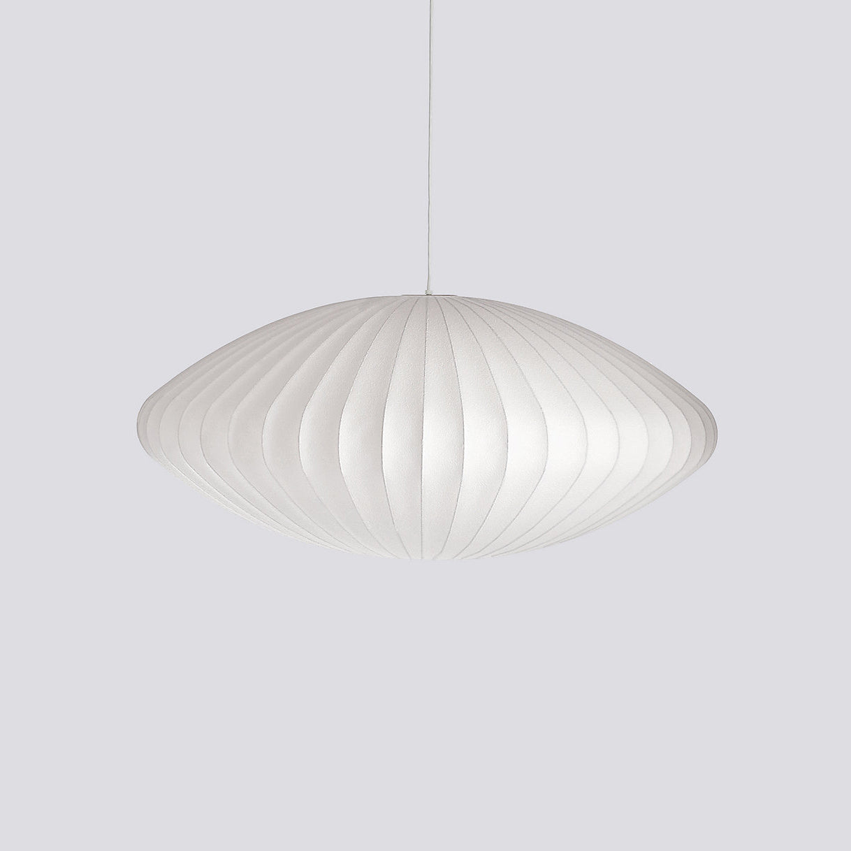 Modern Bubble Mulberry Silk Pendant Light Geometric Mid Century Minimalist Hanging Lamp for Living Room