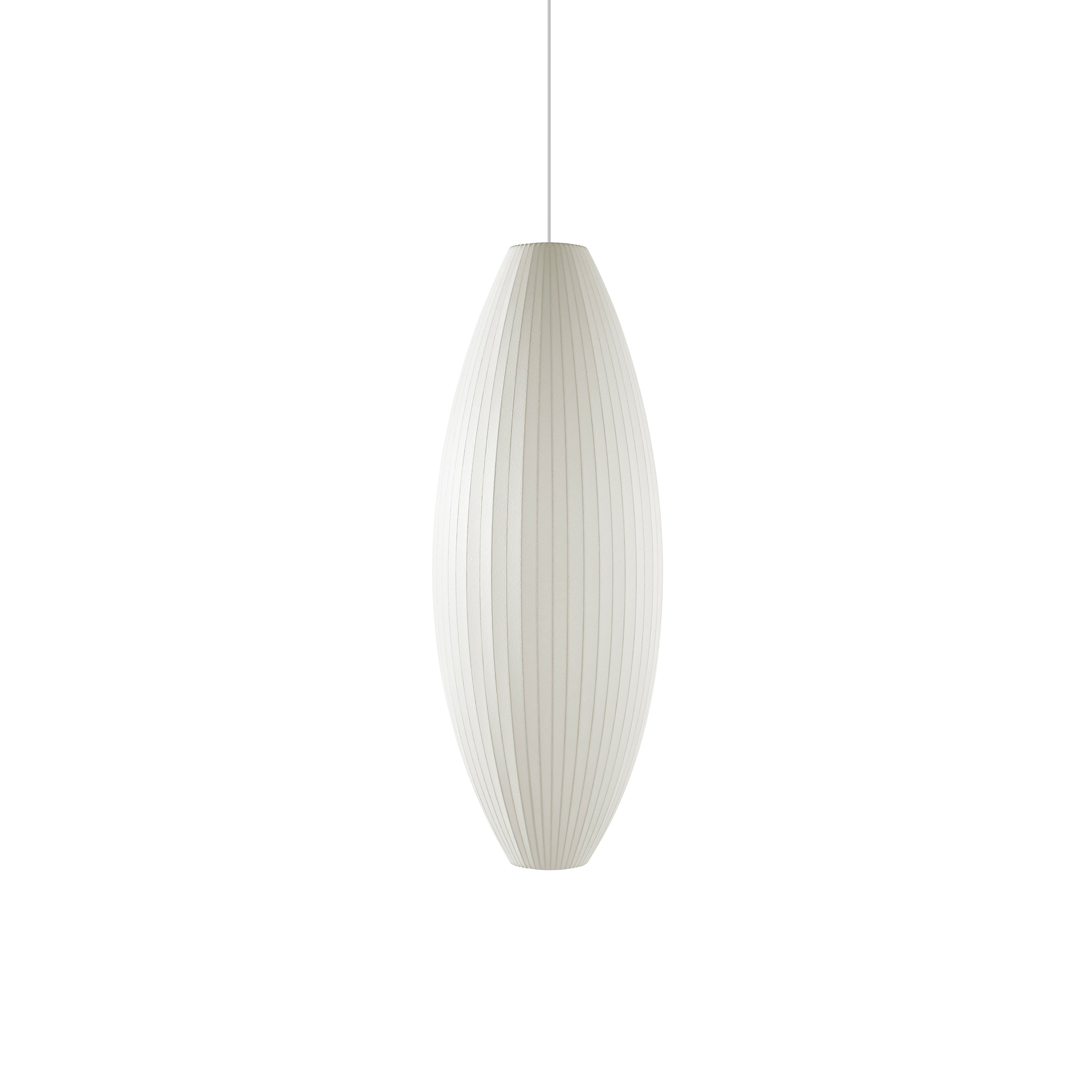 Modern Bubble Mulberry Silk Pendant Light Geometric Mid Century Minimalist Hanging Lamp for Living Room