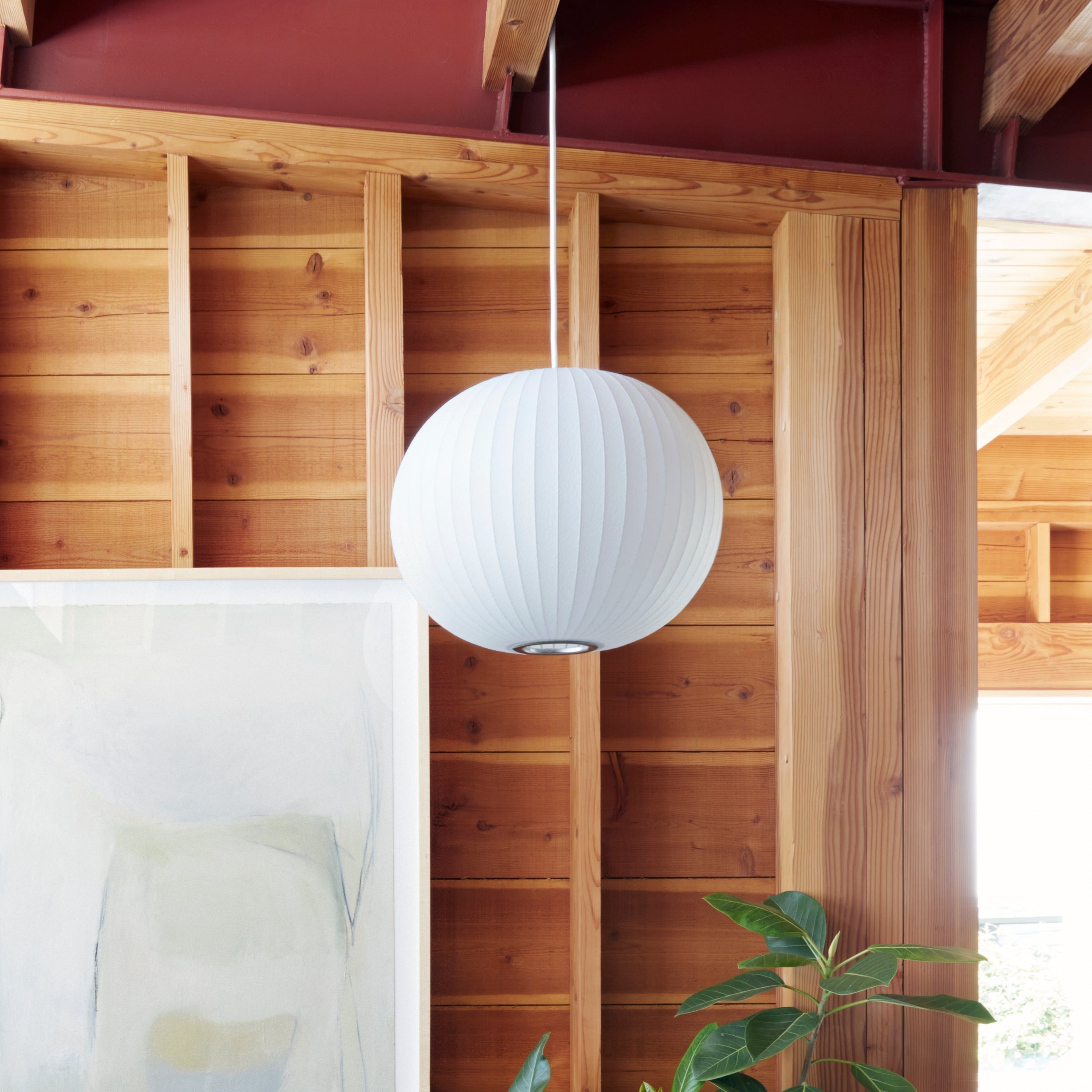 Modern Bubble Mulberry Silk Pendant Light Geometric Mid Century Minimalist Hanging Lamp for Living Room