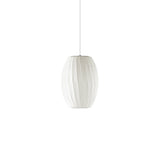 Modern Bubble Mulberry Silk Pendant Light Geometric Mid Century Minimalist Hanging Lamp for Living Room