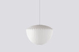 Modern Bubble Mulberry Silk Pendant Light Geometric Mid Century Minimalist Hanging Lamp for Living Room