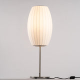 Modern Tripod Accent Table Lamp with White Polymer Bubble Shade for Elegant Interior Lighting