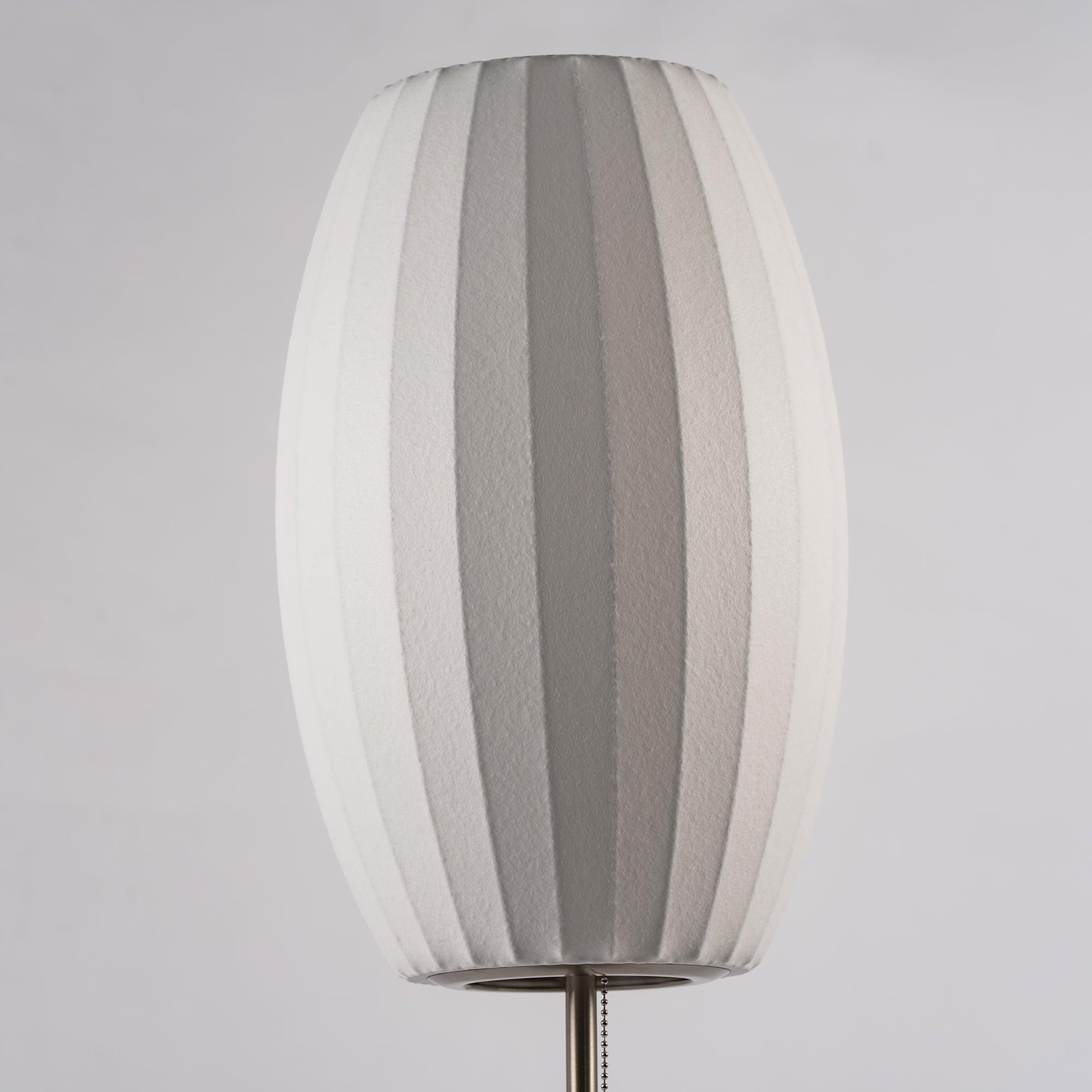 Modern Tripod Accent Table Lamp with White Polymer Bubble Shade for Elegant Interior Lighting