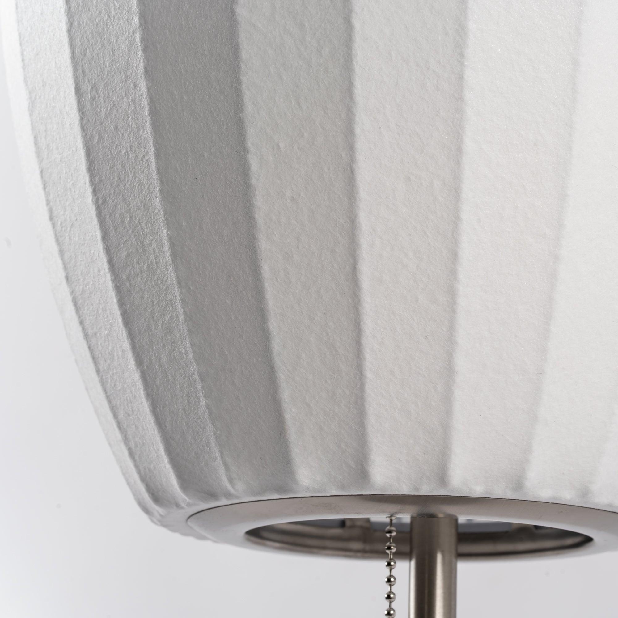Modern Tripod Accent Table Lamp with White Polymer Bubble Shade for Elegant Interior Lighting