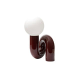 Modern Resin N Shape Table Lamp with Glass Globe for Creative Bedside and Office Lighting