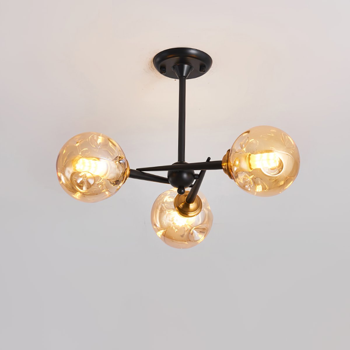 modern-handcrafted-glass-pendant-light-smoke-gray-amber-chandelier-for-dining-room