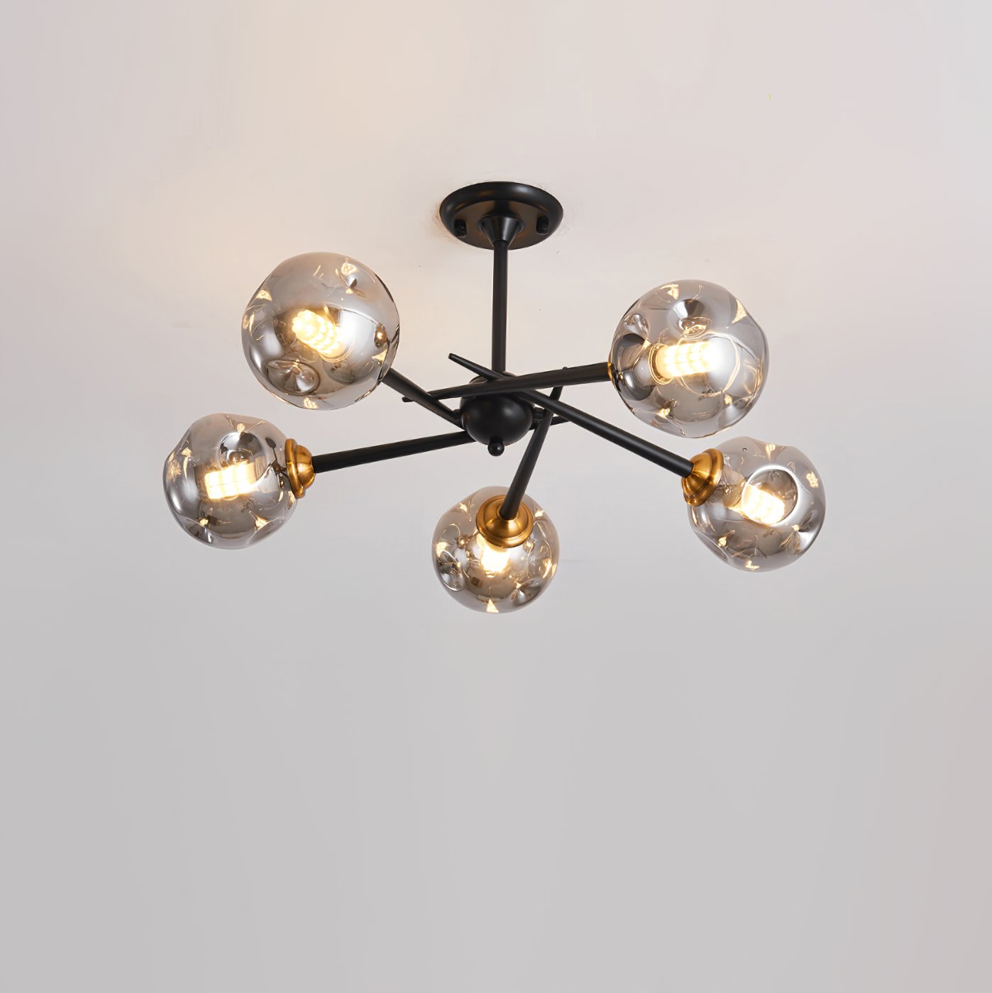 modern-handcrafted-glass-pendant-light-smoke-gray-amber-chandelier-for-dining-room