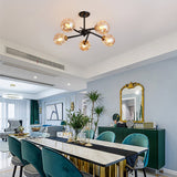 modern-handcrafted-glass-pendant-light-smoke-gray-amber-chandelier-for-dining-room