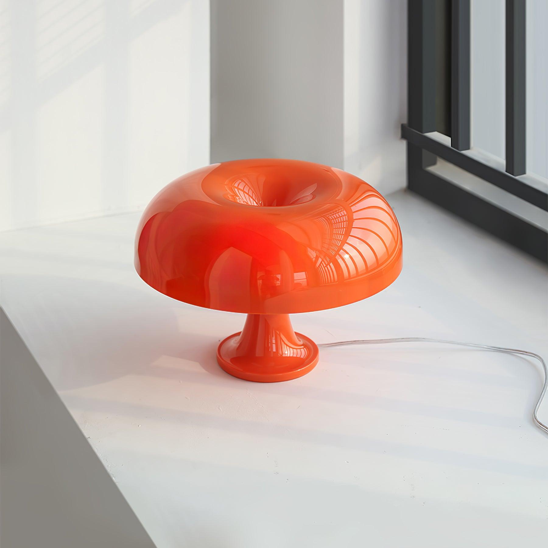 Vintage Style Mid Century Mushroom Desk Lamp for Bedroom and Office Task Lighting