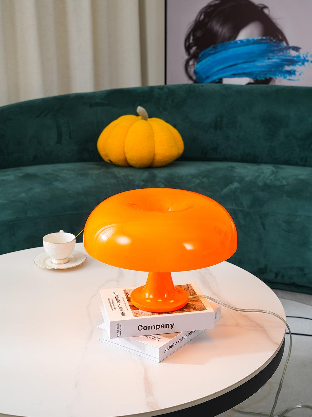 Vintage Style Mid Century Mushroom Desk Lamp for Bedroom and Office Task Lighting
