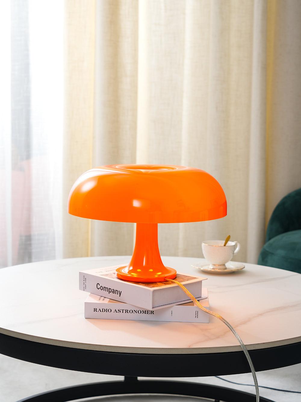 Vintage Style Mid Century Mushroom Desk Lamp for Bedroom and Office Task Lighting