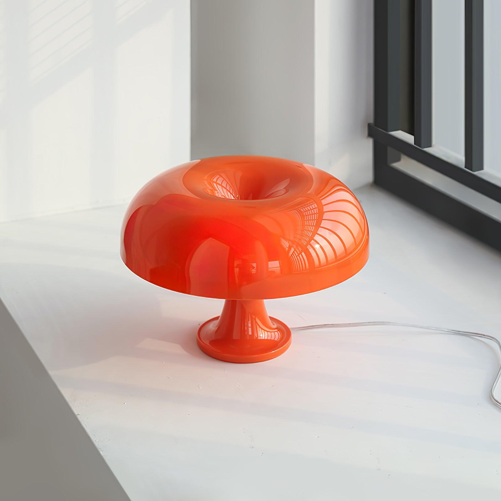 Vintage Style Mid Century Mushroom Desk Lamp for Bedroom and Office Task Lighting