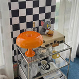 Vintage Style Mid Century Mushroom Desk Lamp for Bedroom and Office Task Lighting
