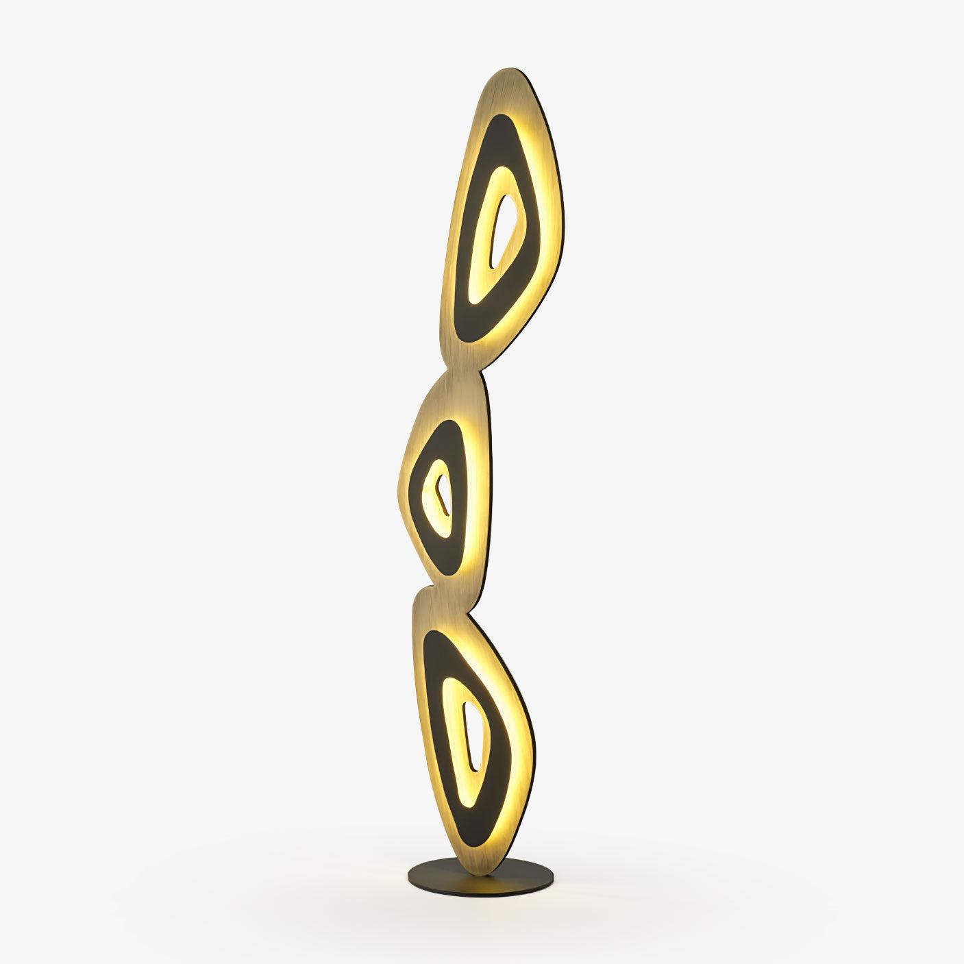 Nevis Modern Minimalist Geometric LED Floor Lamp for Living Room and Bedroom