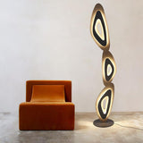 Nevis Modern Minimalist Geometric LED Floor Lamp for Living Room and Bedroom