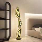 Nevis Modern Minimalist Geometric LED Floor Lamp for Living Room and Bedroom