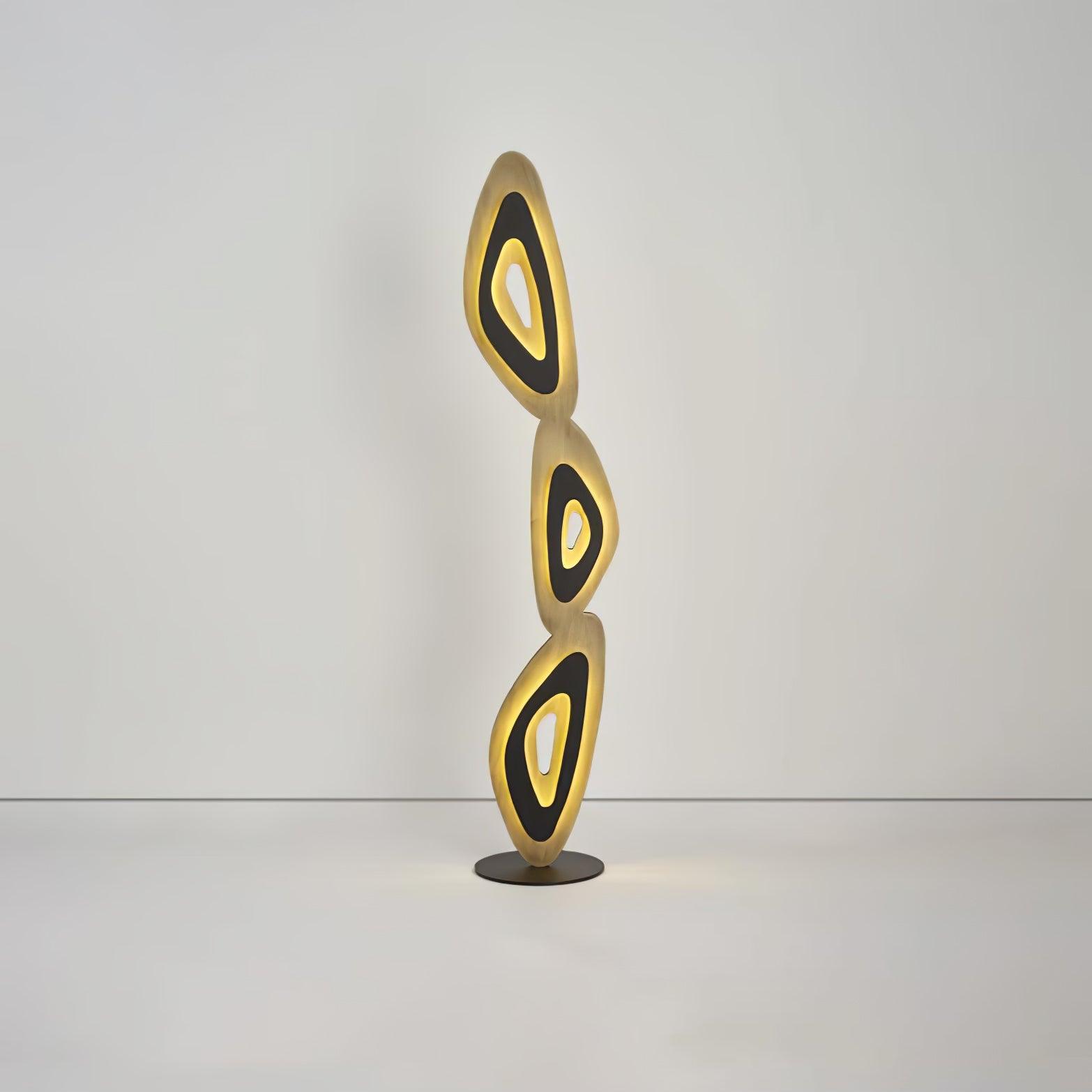 Nevis Modern Minimalist Geometric LED Floor Lamp for Living Room and Bedroom