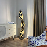 Nevis Modern Minimalist Geometric LED Floor Lamp for Living Room and Bedroom