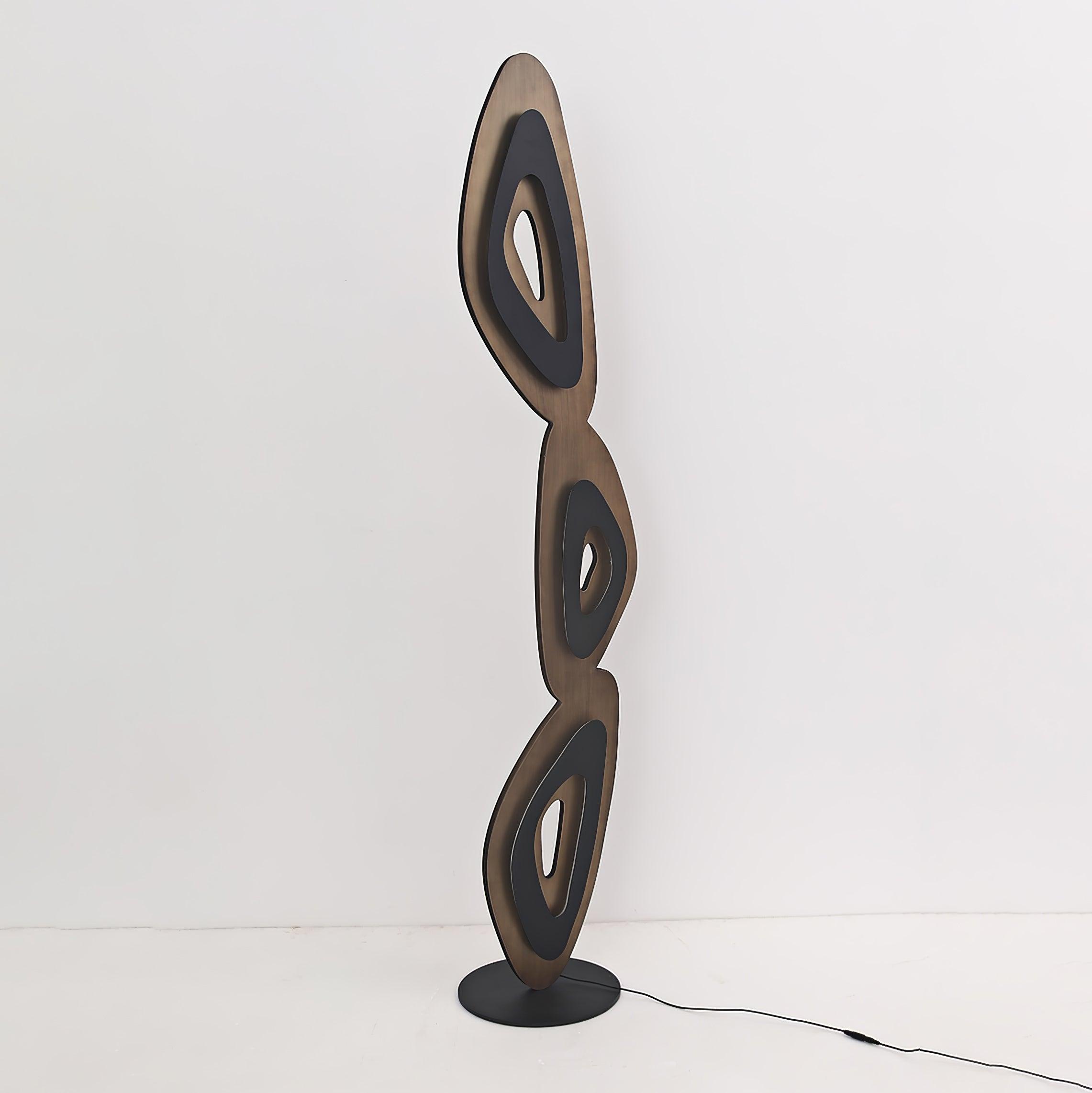 Nevis Modern Minimalist Geometric LED Floor Lamp for Living Room and Bedroom