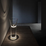 Modern Hand Blown Glass Modular Floor Lamp for Living Room with Integrated LED Lighting