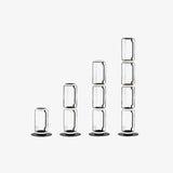 Modern Hand Blown Glass Modular Floor Lamp for Living Room with Integrated LED Lighting