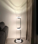 Modern Hand Blown Glass Modular Floor Lamp for Living Room with Integrated LED Lighting
