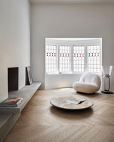 Modern Hand Blown Glass Modular Floor Lamp for Living Room with Integrated LED Lighting