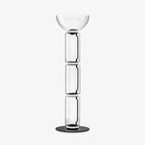 Modern Hand Blown Glass Modular Floor Lamp for Living Room with Integrated LED Lighting
