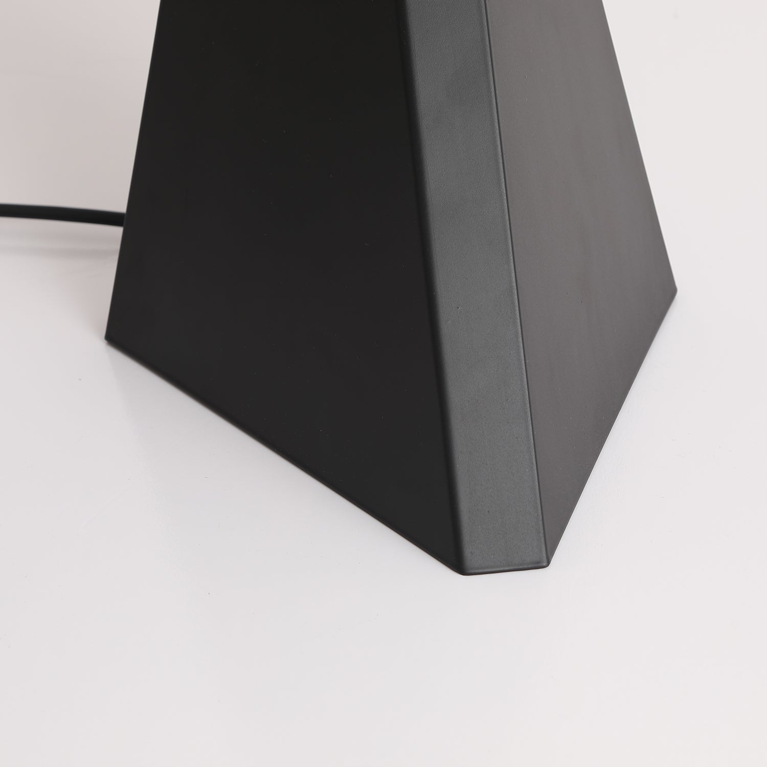 Modern Geometric Stainless Steel Table Lamp with Globe Glass Shade for Bedside and Desk