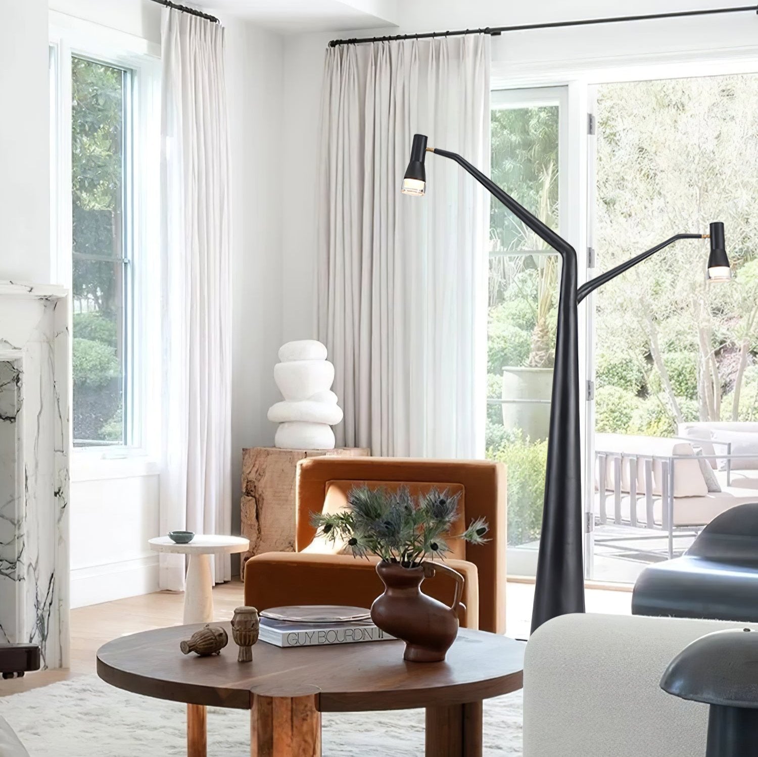 modern-sculptural-tree-design-floor-lamp-with-dual-adjustable-matte-black-shades