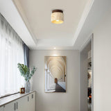 modern-yellow-travertine-and-walnut-wood-semi-flush-mount-ceiling-light-fixture