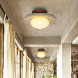 modern-yellow-travertine-and-walnut-wood-semi-flush-mount-ceiling-light-fixture
