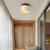 modern-yellow-travertine-and-walnut-wood-semi-flush-mount-ceiling-light-fixture