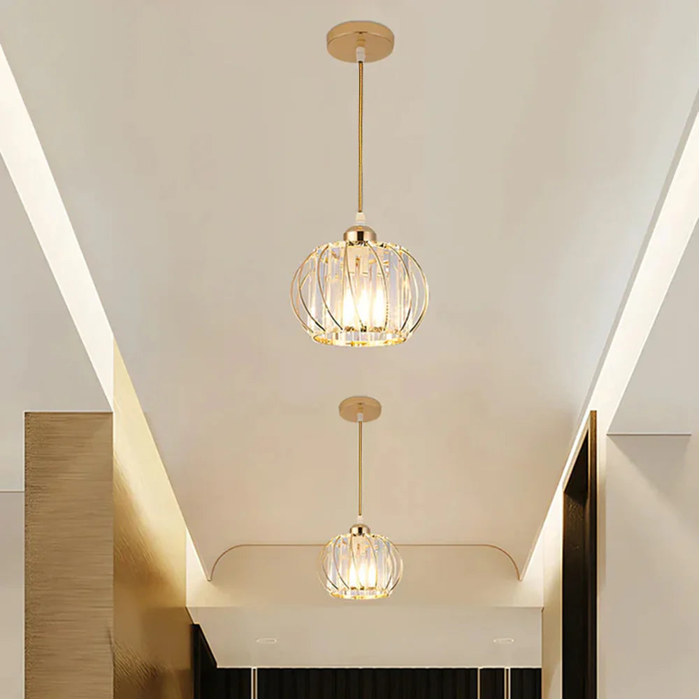 Modern Nordic Simple Globular Glass Pendant Light