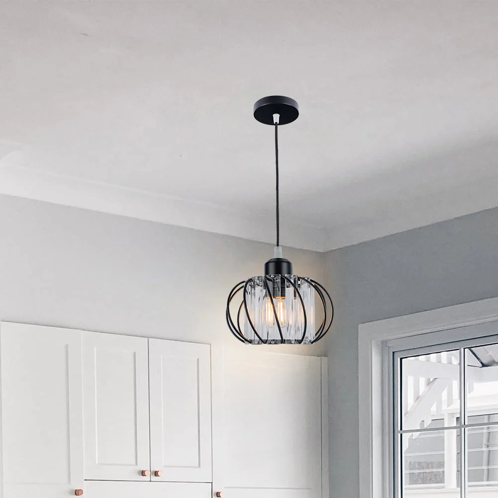 Modern Nordic Simple Globular Glass Pendant Light