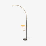 Nordic Minimalist Arc Floor Lamp Contemporary Curved LED Standing Light for Living Room