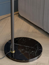 Nordic Minimalist Arc Floor Lamp Contemporary Curved LED Standing Light for Living Room