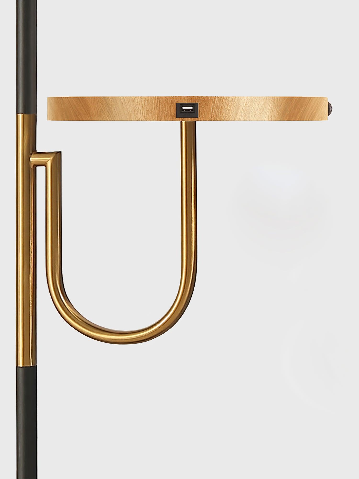 Nordic Minimalist Arc Floor Lamp Contemporary Curved LED Standing Light for Living Room