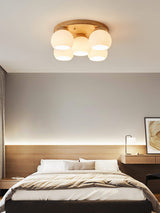 modern-nordic-wood-round-flush-mount-ceiling-light-with-white-glass-shades