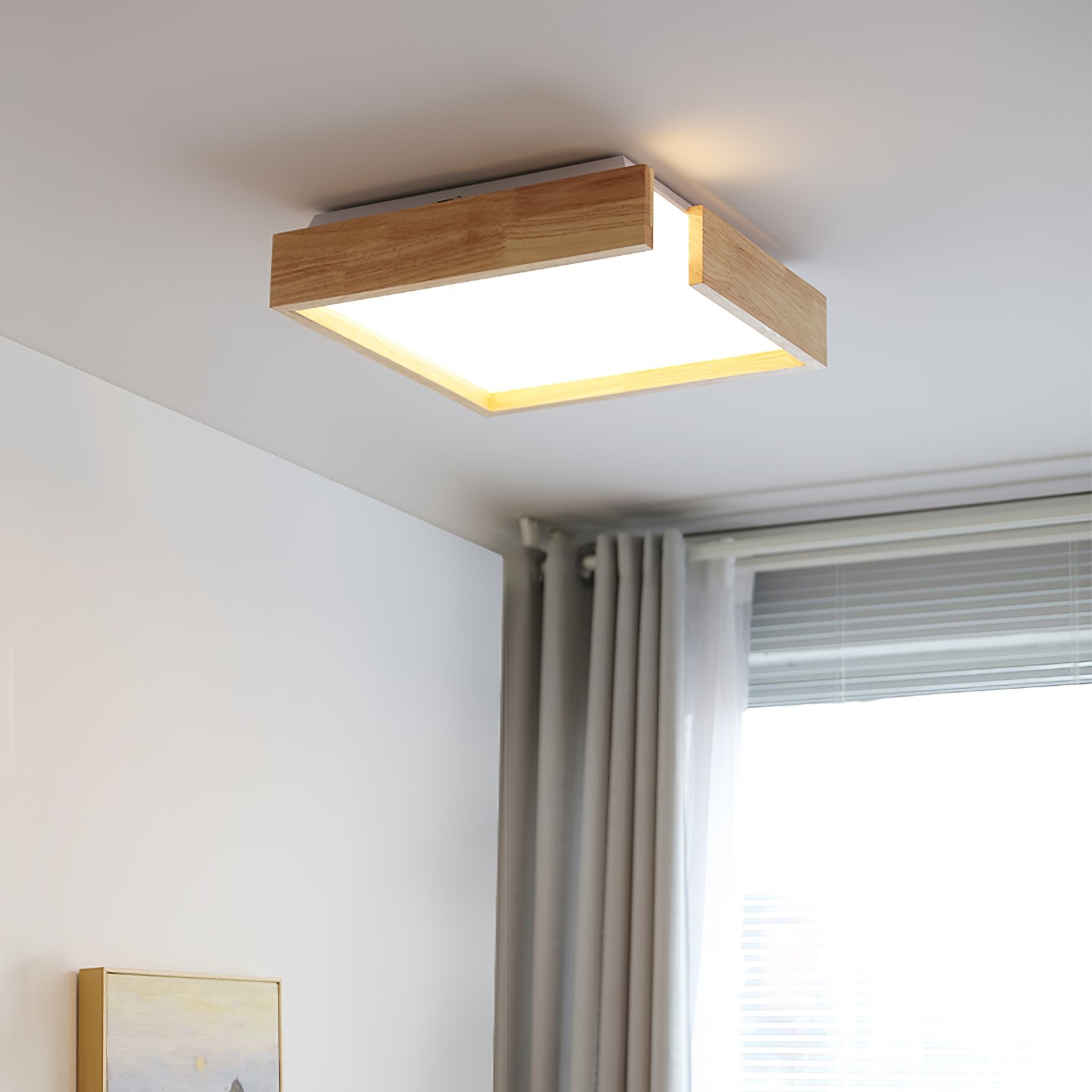 notched-modern-round-wood-flush-mount-ceiling-light-with-integrated-led-and-acrylic-diffuser