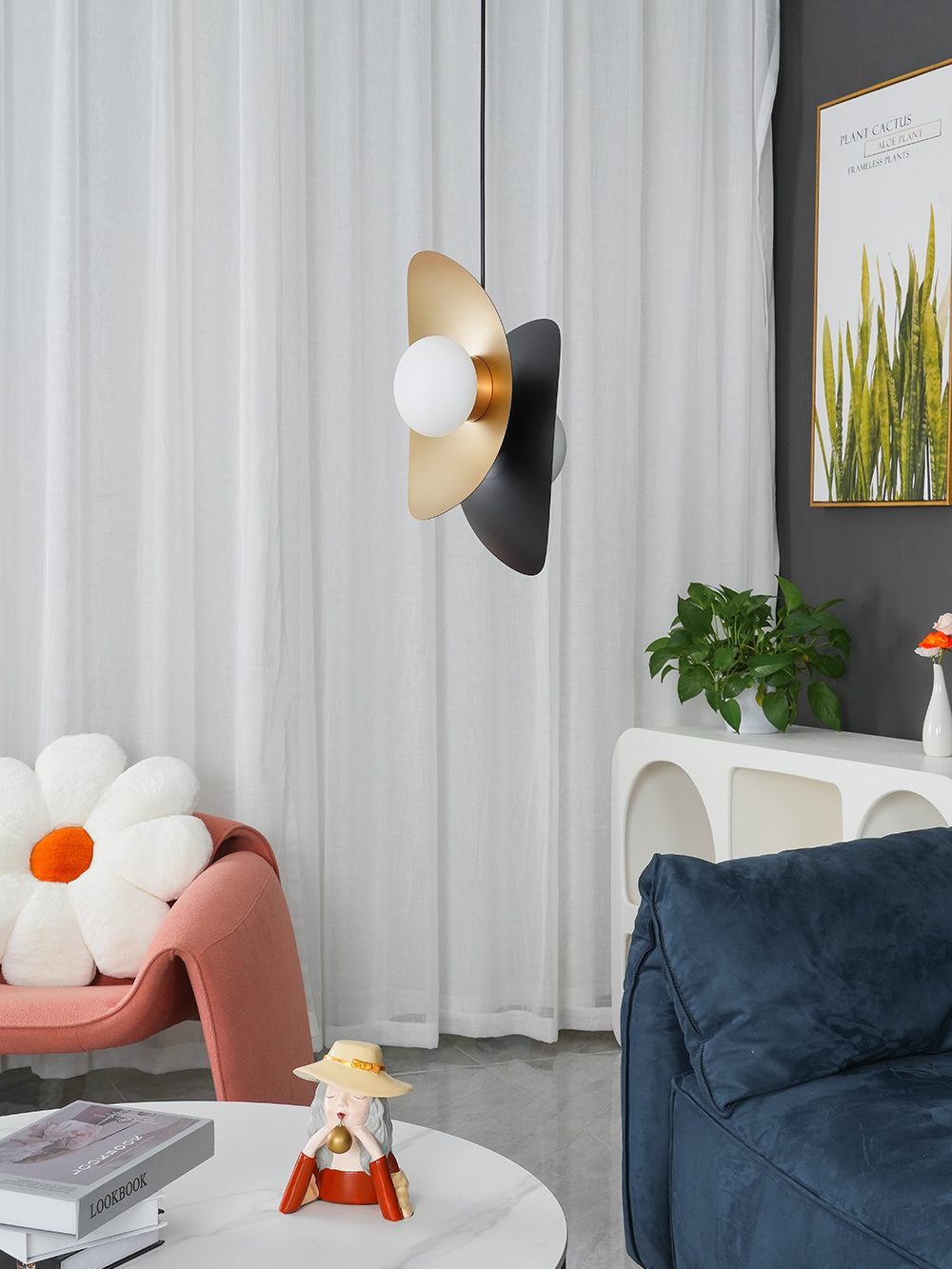 modern-nouvel-double-glass-ball-pendant-light-with-gold-and-black-finish
