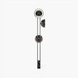 Modern LED Floor Lamp Black Three Light Tall Accent Light for Living Room