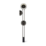 Modern LED Floor Lamp Black Three Light Tall Accent Light for Living Room