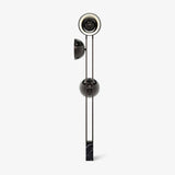 Modern LED Floor Lamp Black Three Light Tall Accent Light for Living Room