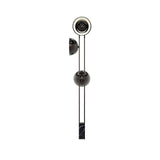 Modern LED Floor Lamp Black Three Light Tall Accent Light for Living Room