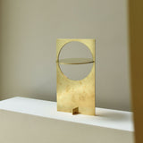 Minimalist Geometric Iron Reading Table Lamp with Adjustable Integrated LED Spotlight