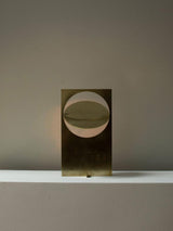 Minimalist Geometric Iron Reading Table Lamp with Adjustable Integrated LED Spotlight